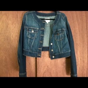 Torrid brand sz 1 cropped denim jacket. Like new!